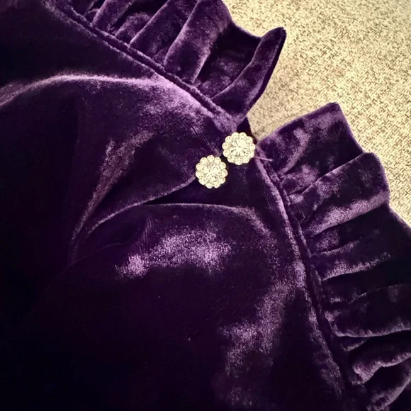 Talbots Deep Purple Dress - Picture 4 of 5